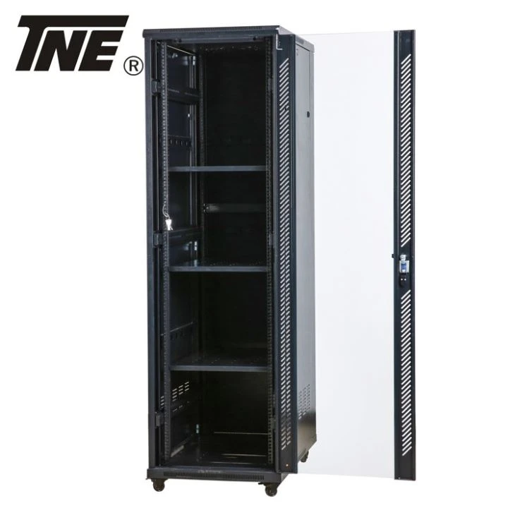 Floor Standing Server Rack Network Cabinet With Front Glass Door Floor Standing Server Rack Network Cabinet With Front Glass Door