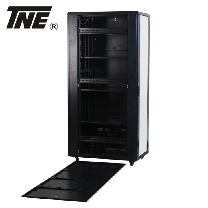 Floor Standing Server Rack Network Cabinet With Front Glass Door Floor Standing Server Rack Network Cabinet With Front Glass Door